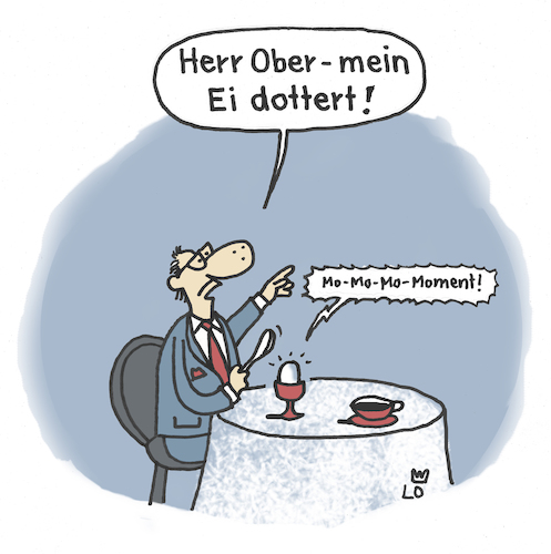 Cartoon: Beim Frühstück (medium) by Lo Graf von Blickensdorf tagged ei,frühstück,cartoon,stottern,frühstücksei,herr,ober,mann,tisch,eierbecher,hotel,morgen,nahrung,morgenkaffee,kaffee,ei,frühstück,cartoon,stottern,frühstücksei,herr,ober,mann,tisch,eierbecher,hotel,morgen,nahrung,morgenkaffee,kaffee