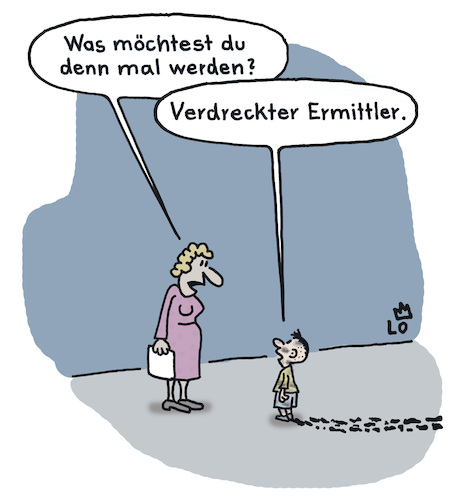 Cartoon: Berufswunsch (medium) by Lo Graf von Blickensdorf tagged polizei,kind,junge,kindergarten,ermittler,bka,lka,kinder,schmutz,schmutzig,spielplatz,verdeckter,agent,spitzel,spion,karikatur,lo,cartoon,wortspiel,polizei,kind,junge,kindergarten,ermittler,bka,lka,kinder,schmutz,schmutzig,spielplatz,verdeckter,agent,spitzel,spion,karikatur,lo,cartoon,wortspiel