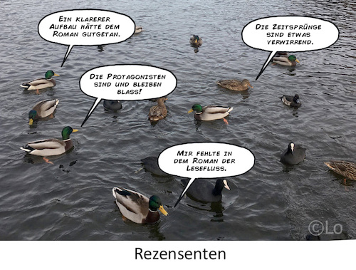 Cartoon: Buchkritik (medium) by Lo Graf von Blickensdorf tagged enten,buchkritik,rezensenten,wortspiel,buchmesse,fotowitz,lo,graf,witzfoto,schriftsteller,roman,buch,enten,buchkritik,rezensenten,wortspiel,buchmesse,fotowitz,lo,graf,witzfoto,schriftsteller,roman,buch