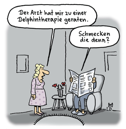 Cartoon: Delphintherapie überarbeitet (medium) by Lo Graf von Blickensdorf tagged delfintherapie,delphintherapie,ehepaar,arzt,therapie,delfin,delphin,karikatur,lo,graf,cartoon,krankheit,doktor,mann,frau,paar,beziehung,zeitung,gesellschaft,natur,heilkunde,delfintherapie,delphintherapie,ehepaar,arzt,therapie,delfin,delphin,karikatur,lo,graf,cartoon,krankheit,doktor,mann,frau,paar,beziehung,zeitung,gesellschaft,natur,heilkunde