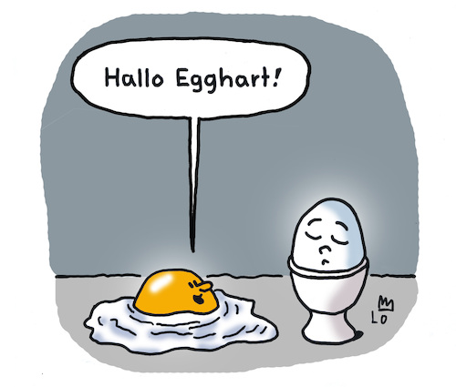 Cartoon: Frühstück (medium) by Lo Graf von Blickensdorf tagged spiegelei,hartgekochtes,ernährung,huhn,braten,ei,frühstück,freunde,eierbecher,karikatur,lo,cartoon,hallo,eckhardt,egghart,wortspiel,spiegelei,hartgekochtes,ernährung,huhn,braten,ei,frühstück,freunde,eierbecher,karikatur,lo,cartoon,hallo,eckhardt,egghart,wortspiel