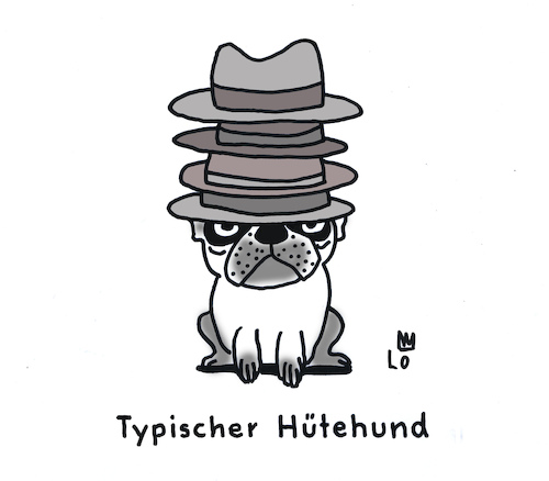 Cartoon: Hütehund (medium) by Lo Graf von Blickensdorf tagged wortspiel,hüte,hund,hütehund,hunderasse,schäfer,karikatur,lo,cartoon,tier,wortspiel,hüte,hund,hütehund,hunderasse,schäfer,karikatur,lo,cartoon,tier