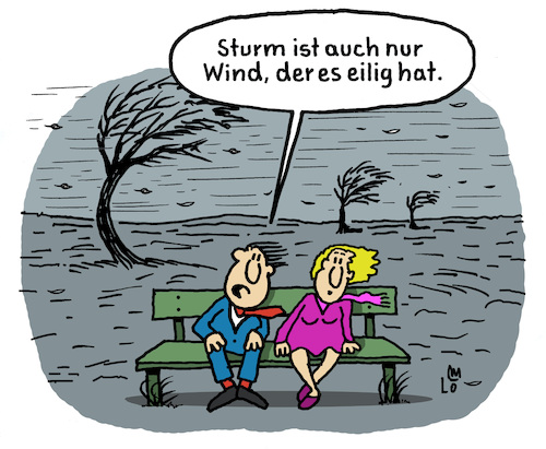 Cartoon: Sturm (medium) by Lo Graf von Blickensdorf tagged wind,sturm,eilig,orkan,ehepaar,pärchen,paar,bank,bäume,karikatur,lo,graf,cartoon,herbst,hernstsurm,wind,sturm,eilig,orkan,ehepaar,pärchen,paar,bank,bäume,karikatur,lo,graf,cartoon,herbst,hernstsurm
