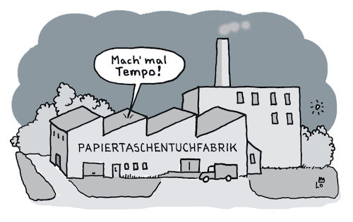 Cartoon: Tempo (medium) by Lo Graf von Blickensdorf tagged schneller,schnell,akkord,arbeit,fließband,papiertaschentuch,taschentuch,papiertuch,papier,fabrik,herstellung,arbeiter,vorarbeiter,wortspiel,karikatur,lo,cartoon,tücher,schnupfen,nase,putzen,factory,schneller,schnell,akkord,arbeit,fließband,papiertaschentuch,taschentuch,papiertuch,papier,fabrik,herstellung,arbeiter,vorarbeiter,wortspiel,karikatur,lo,cartoon,tücher,schnupfen,nase,putzen,factory