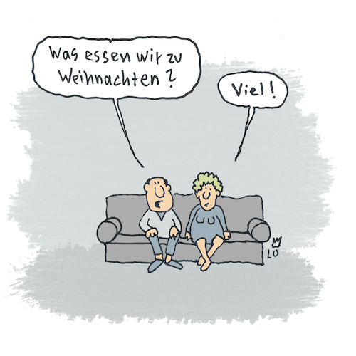 Cartoon: Weihnachtsessen (medium) by Lo Graf von Blickensdorf tagged essen,weihnachten,gänsebraten,viel,weihnachtsessen,pärchen,ehepaar,essen,weihnachten,gänsebraten,viel,weihnachtsessen,ehepaar