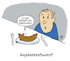 Cartoon: Angeber (small) by Lo Graf von Blickensdorf tagged bratwurst,galopprennbahn,pferd,galopper,des,jahres,wurst,karikatur,lo,graf,cartoon,pferderennen,galopprennen,rennpferd