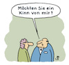 Cartoon: Angebot (small) by Lo Graf von Blickensdorf tagged mann,frau,kinn,kind,wortspiel,geschenk,angebot,übergewicht,dick,karikatur,lo,cartoon,star,beziehung,liebe,männer,kinder,schwanger,tinder,dating,rendevous,treffen