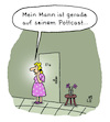 Cartoon: Anruf (small) by Lo Graf von Blickensdorf tagged anruf,ehefrau,ehemann,klo,toilette,klotür,toilettentür,handy,telefon,podcast,pottcast,homeoffice,karikatur,lo,cartoon,pandemie,zu,hause,wortspiel,corona,covid19