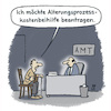 Cartoon: Auf dem Amt (small) by Lo Graf von Blickensdorf tagged altern,senior,rentner,büro,schreibtisch,alterungsprozess,beihilfe,grundsicherung,rente,sozialhilfe,politik,finanzkrise,mann,geld,antrag,gesellschaft,sozial