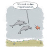 Cartoon: Auf Hochzeitsreise (small) by Lo Graf von Blickensdorf tagged meer,heirat,liebe,verliebt,hochzeit,flitterwochen,hochzeitsreise,paar,pärchen,verheiratet,beziehung,reise,flipper,delfin,unterwasser,fische,karikatur,cartoon,lo,ehepaar,mann,frau