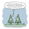 Cartoon: Bäume töten (small) by Lo Graf von Blickensdorf tagged weihnachtsbaum,tanne,fichte,tannenbaum,töten,bäme,weihnachten,karikatur,lo,graf,cartoon,wald,baum,fällen,absägen,satire,natur,baumfäller,co2,bilanz