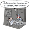 Cartoon: Beim Arzt (small) by Lo Graf von Blickensdorf tagged schmerzen,clown,arzt,doktor,krank,chronisch,hanswurst,scherz,harlekin,narr,possenreißer,schelm,eulenspiegel,erkrankung,medizin,krankenhaus,rezept,sprechzimmer,diagnose,virus,ansteckung,corona,impfung,mediziner,karikatur,lo,cartoon,depression,bipolar,manisch,depressiv