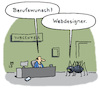 Cartoon: Berufsberatung (small) by Lo Graf von Blickensdorf tagged jobcenter,arbeitsamt,arbeitslos,job,beruf,webdesign,spinne,netz,spinnennetz,berufsberatung,design,grafik,karikatur,lo,cartoon,mann,arbeitsagentur,stellenangebot,agentur,für,arbeit