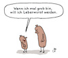 Cartoon: Berufswunsch (small) by Lo Graf von Blickensdorf tagged wurst,grobe,leberwurst,wortspiel,berufswunsch,fleischer,metzger,vater,sohn,cartoon,lo,graf,karikatur,fleischesser,berufsberatung,arbeitsamt,jobcenter,ausbildung,groß,klein,jugend,schule