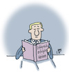 Cartoon: Bestseller (small) by Lo Graf von Blickensdorf tagged buch,leser,buchmesse,erfolg,misserfolg,bestseller,ratgeber,bucherfolg,verlag,mann,lesen