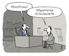 Cartoon: Bewerbung III (small) by Lo Graf von Blickensdorf tagged personalchef,schulbildung,abschluss,abitur,mittlere,reife,bewerbung,urlaub,ferien,urlaubsreif,chef,sommer,karikatur,lo,graf,cartoon,schreibtisch,faul,holiday,ferienzeit