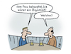 Cartoon: Bigamist (small) by Lo Graf von Blickensdorf tagged bigamie,bigamist,doppelehe,vielehe,polyamorie,ehe,ehemann,ehefrau,vielweiberei,kneipe,männer,karikatur,lo,graf,cartoon