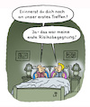 Cartoon: Ehe (small) by Lo Graf von Blickensdorf tagged risikobegegnung,ehepaar,ehebett,beziehung,mann,frau,corona,pandemie,ansteckung,covid19,virus,rendevouz,begegnung,date,dating,cartoon,lo,karikatur,ehestreit,liebe