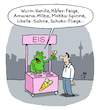 Cartoon: Eisverkäufer (small) by Lo Graf von Blickensdorf tagged eis,vanilleeis,ego,essen,mann,süßigkeit,dessert,eissorten,frosch,sommer,eisstand,eisdiele,eisverkäufer,karikatur,lo,graf,cartoon,eiscreme,eiswaffel,fruchteis,milcheis,waffel,becher