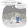 Cartoon: Entenschicksal (small) by Lo Graf von Blickensdorf tagged ente,vom,lehel,braten,hans,peter,wodarz,palazzo,vegetarier,vegan,fleischlos,sternekoch,koch,küche,schlachten,entenbraten,federn,daunen,bett,daumen,zirkus,wortspiel