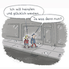 Cartoon: Entweder oder (small) by Lo Graf von Blickensdorf tagged heirat,verliebt,verlobt,verheiratet,single,mann,frau,liebe,beziehung,pärchen,karikatur,cartoon,witz,straße,jung