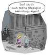 Cartoon: Flirt (small) by Lo Graf von Blickensdorf tagged flirt,rendezvous,klopapier,sammlung,toilettenpapier,hamsterkauf,corona,corvid19,virus,pandemie,quarantäne,karikatur,lo,cartoon,mann,frau,tinder,verabredung,liebe,sex,anmache,anbaggern,junggeselle,single