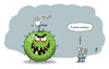 Cartoon: Freedomday (small) by Lo Graf von Blickensdorf tagged pandemie lockerungen maskenpflicht freedomday aufhebung omicron virus arglos inzidenzwert mundnasenschutz karikatur lo cartoon corona covid19 ansteckung seuche lauterbach coronavirus neuinfektionen ungeimpfte infektionsschutzgesetz omikron variante verlauf impfstoff pflegekräfte