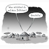 Cartoon: Frühstück in Afrika (small) by Lo Graf von Blickensdorf tagged cartoon,afrika,frühstück,brotaufstrich,brötchen,nutella,kind,mutter,küche,hütte