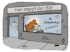 Cartoon: Geschäftsidee (small) by Lo Graf von Blickensdorf tagged hier,steppt,der,bär,tier,redewendung,steppdecke,steppjacke,geschäftsidee,startup,nähmaschine,schneider,werkstatt,schaufenster,karikatur,lo,graf,cartoon,ladengeschäft,selbstständig,handwerk,wortspiel,handmade