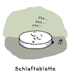 Cartoon: Gute Nacht (small) by Lo Graf von Blickensdorf tagged schlaftablette,pharma,tablette,schlafen,schlafmittel,karikatur,lo,cartoon,einschlafen,gute,nacht,schnarchen,apotheke