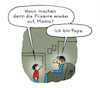 Cartoon: Haarig (small) by Lo Graf von Blickensdorf tagged friseur,frisör,geschlossen,pandemie,corona,covid19,coronamaßnahmen,lockdown,kind,vater,mutter,papa,mama,zuhause,lange,haare,schneiden,haarschnitt,verwechselung,karikatur,lo,cartoon,regeln,quarantäne,kontaktbeschränkungen,friseursalon,haarig,junge,eltern