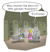 Cartoon: Hamsterkauf (small) by Lo Graf von Blickensdorf tagged supermarkt,discounter,hamsterkauf,hamstern,klopapier,toilettenpapier,einfrieren,frau,hausfrau,ehefrau,corona,krise,virus,covid19,coronavirus,quarantäne,pandemie,karikatur,lo,cartoon,egoistisch