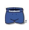 Cartoon: Hippe Unterhose (small) by Lo Graf von Blickensdorf tagged boxershorts,unterhose,facebook,unterwäsche,trikotagen,socialmedia,wirtschaft,industrie,karikatur,cartoon,shorts,kleidung,textilindustrie