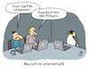 Cartoon: Im Internetcafe (small) by Lo Graf von Blickensdorf tagged pinnummer,pin,software,tier,cybercafe,vogel,wireless,passwort,internet,email,postfach,mail,post,einloggen,pinguin,königspinguin,internetcafe,laptop,notebook,apple,computer,wlan,wifi,karikatur,lo,graf,cartoon,wi,fi,chatten,browser,zugang,login,www,cyberspace,world,wide,web