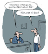 Cartoon: Im Personalbüro (small) by Lo Graf von Blickensdorf tagged bewerbung,personalbüro,jugend,ausbildung,bildungsniveau,schulbildung,iq,intelligenzquotient,karikatur,lo,graf,cartoon,lehrstelle,arbeit,arbeitsstelle,jon,arbeitsamt,jobcenter,jung,mann,büro,bildung