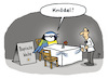 Cartoon: Im Restaurant (small) by Lo Graf von Blickensdorf tagged meisenknödel,knödel,restaurant,hunger,bayern,nahrung,ernährung,meise,vogel,blaumeise,ornithologie,karikatur,lo,graf,cartoon,witz,kalauer,winterfutter,kellner,gast,bestellung