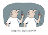 Cartoon: Kaffeegenuss (small) by Lo Graf von Blickensdorf tagged espresso,wortspiel,genuss,trinken,espressionist,kaffeetrinker,doppelter,kaffee,expressionist,karikatur,graf,lo,cartoon,zwillinge,genussmittel,expressionisten