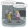 Cartoon: Kaffeezeit (small) by Lo Graf von Blickensdorf tagged tschibo,kaffeeröster,karikatur,lo,graf,cartoon,kaffeebohnen,shop,öko,ökostrom,nachbarin,kaffee,duft