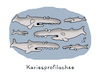 Cartoon: Karies (small) by Lo Graf von Blickensdorf tagged kariesprophylaxe,zahnarzt,karies,kariesprofilachse,wortspiel,kalauer,zahnarztpraxis,cartoon,lo,karikatur,fische,zähne,doktor,zahnfleisch