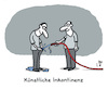 Cartoon: KI (small) by Lo Graf von Blickensdorf tagged künstliche,inkontinenz,witz,männer,wasserschlauch,intelligenz,ki,ai,hose,inkontinent,karikatur,lo,graf,cartoon,nasse,blasenschwäche,urologe,wortspiel,kalauer,satire