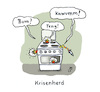 Cartoon: Krisenherd (small) by Lo Graf von Blickensdorf tagged herd,wortspiel,krise,politik,krisenherd,kriege,waffen,kriegstreiber,nowar,karikatur,lo,graf,cartoon,bomben,atomkrieg,armee,ukraine,sterben,schlachtfeld,gasherd,raketen,kampfdrohnen,taurus