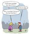 Cartoon: Kunsthandwerk (small) by Lo Graf von Blickensdorf tagged frage,beruf,tontechniker,frau,mann,aschenbecher,kunsthanwerk,ton,handwerk,tontechnik,musik,konzert,karikatur,lo,cartoon,modellieren