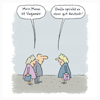 Cartoon: Mein Mann ist Veganer (small) by Lo Graf von Blickensdorf tagged vegan,ehemann,veganer,ernährung