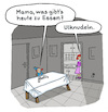 Cartoon: Mittagszeit (small) by Lo Graf von Blickensdorf tagged mutter,kind,mittagszeit,clown,ulk,küche,tisch,esszimmer,hunger,mittagessen,karikatur,lo,cartoon,nudeln