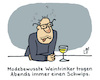 Cartoon: Modebewusst (small) by Lo Graf von Blickensdorf tagged weintrinker,modebewusst,wein,mode,weinglas,trinker,trinken,karikatur,lo,graf,cartoon,schwips,schlips,wortspiel,alkohol,krawatte