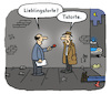 Cartoon: Mord (small) by Lo Graf von Blickensdorf tagged tatort,interview,mordfall,mord,münster,tatorte,torte,wortspiel,kommissar,toter,polizei,kriminalpolizei,lo,graf,karikatur,cartoon,leiche,fernsehkrimi