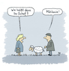 Cartoon: Name? (small) by Lo Graf von Blickensdorf tagged name,schaf,melanie,schäfer,mäh,vorname