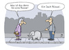 Cartoon: Neue Hunderasse (small) by Lo Graf von Blickensdorf tagged hund,herrchen,wortspiel,hundezüchter,züchter,frauchen,hundebesitzer,elefant,rüssel,karikatur,lo,graf,cartoon,hunderasse,jack,russel,welpe,dickhäuter,hundeleine,mann,frau,straße,politik,gesellschaft,gemeinschaft,soziales,leben,nachbarin,treffen,date