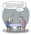 Cartoon: Neue Zutat (small) by Lo Graf von Blickensdorf tagged essen,speisen,lebensmittel,grillen,nudeln,proteine,lo,graf,karikatur,cartoon,käfer,kafka,larven,fertiggericht,insekten,zutaten,dosengericht,heuschrecken