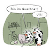 Cartoon: Neues aus der Hackerszene (small) by Lo Graf von Blickensdorf tagged darknet,quarknet,kühe,kuh,illegal,computer,internet,quark,hacker,chaos,club,karikatur,lo,cartoon,jugendliche,hackerszene,virus